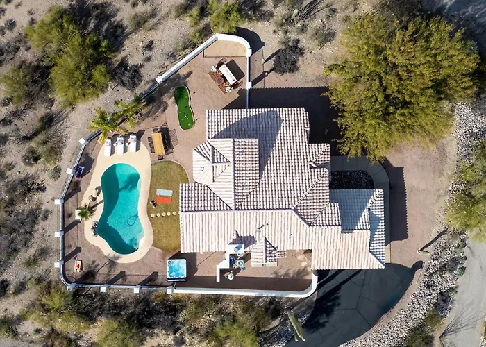 2 Homes - 7br Sleeps 18 - Pool - Amazing Mtn Views Tucson